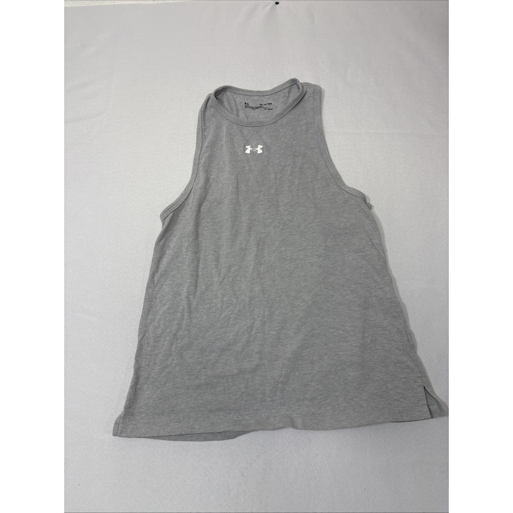 Under Armour Womens  Loose‎ Fit Racerback Tank Top Gray  Size XS